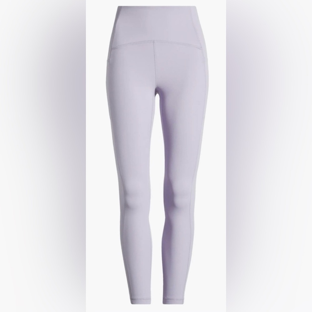 Zella Full Length Studio Luxe High Waist Legging | Grey Lilac | M - Picture 11 of 12